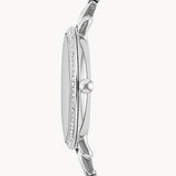 Buy Shop Fossil Jacqueline White Dial Silver Steel Strap Watch for Women - ES3545 USA Online