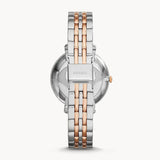 Buy Shop Fossil Jacqueline White Dial Two Tone Steel Strap Watch for Women - ES3634 USA Online
