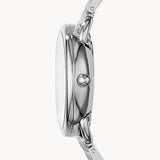 Buy Shop Fossil Tailor Silver Dial Silver Steel Strap Watch for Women - ES3712 USA Online