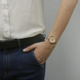 Buy Shop Fossil Tailor Rose Gold Dial Rose Gold Stainless Steel Strap Watch for Women - ES3713 USA Online