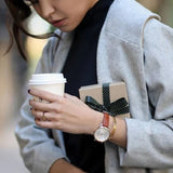 Buy Shop Fossil Jacqueline White Dial Brown Leather Strap Watch for Women - ES3842 USA Online