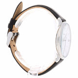Buy Shop Fossil Jacqueline Quartz White Dial Black Leather Strap Watch for Women - ES3972 USA Online