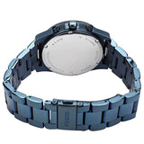 Buy Shop Fossil Perfect Boyfriend Multifunction Blue Dial Blue Steel Strap Watch for Women - ES4093 USA Online