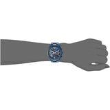 Buy Shop Fossil Perfect Boyfriend Multifunction Blue Dial Blue Steel Strap Watch for Women - ES4093 USA Online