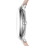 Buy Shop Fossil Jacqueline Blush Mother of Pearl Dial Pink Leather Strap Watch for Women - ES4151 USA Online