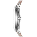 Buy Shop Fossil Jacqueline Blush Mother of Pearl Dial Pink Leather Strap Watch for Women - ES4151 USA Online