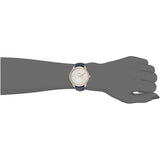 Buy Shop Fossil Tailor White Dial Blue Leather Strap Watch for Women - ES4260 USA Online
