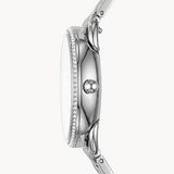 Buy Shop Fossil Tailor White Dial Silver Steel Strap Watch for Women - ES4262 USA Online