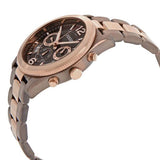 Buy Shop Fossil Perfect Boyfriend Multifunction Brown Dial Two Tone Steel Strap Watch for Women - ES4284 USA Online