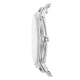 Buy Shop Fossil Jacqueline Mother of Pearl Blue Dial Silver Mesh Strap Watch for Women - ES4322 USA Online