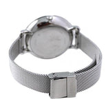 Buy Shop Fossil Jacqueline Mother of Pearl Blue Dial Silver Mesh Strap Watch for Women - ES4322 USA Online