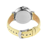 Buy Shop Fossil Jacqueline Three-Hand White Dial Yellow Leather Strap Watch for Women - ES4812 USA Online