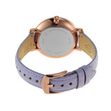 Buy Shop Fossil Jacqueline Purple Dial Purple Leather Strap Watch for Women - ES4814 USA Online