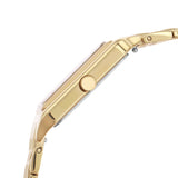 Fossil Raquel Three Hand Date White Dial Gold Steel Strap Watch For Women - ES5220