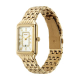 Fossil Raquel Three Hand Mother of Pearl Dial Gold Steel Strap Watch For Women - ES5304