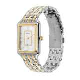 Fossil Raquel Three Hand Mother of Pearl Dial Two Tone Steel Strap Watch For Women - ES5305