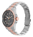 Fossil Blue Dive Three Hand Gray Dial Two Tone Steel Strap Watch For Women - ES5348