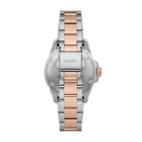 Buy Shop Fossil Blue Dive Three Hand Gray Dial Two Tone Steel Strap Watch For Women - ES5348 USA Online