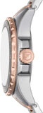 Fossil Blue Dive Three Hand Gray Dial Two Tone Steel Strap Watch For Women - ES5348