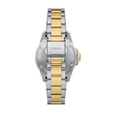 Buy Shop Fossil Blue Dive Three Hand Black Dial Two Tone Steel Strap Watch For Women - ES5349 USA Online