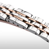 Buy Shop Emporio Armani Gianni Mother of Pearl Dial Two Tone Steel Strap Watch For Women - AR1764 USA Online