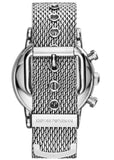 Buy Shop Emporio Armani Luigi Chronograph Black Dial Silver Mesh Bracelet Watch For Men - AR1811 USA Online