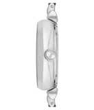 Buy Shop Emporio Armani Meccanico Mother of Pearl Dial Silver Steel Strap Watch For Women - AR1991 USA Online