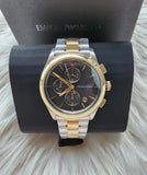 Buy Shop Emporio Armani Quartz Black Dial Two Tone Steel Strap Watch For Men - AR80017 USA Online