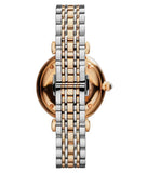 Buy Shop Emporio Armani Gianni T Bar Grey Dial Two Tone Stainless Steel Watch For Women - AR1725 USA Online
