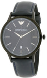 Buy Shop Emporio Armani Renato Blue Dial Blue Leather Strap Watch For Men - AR2479 USA Online