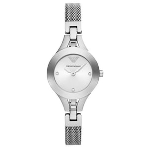 Buy Shop Emporio Armani Quartz Silver Dial Silver Steel Strap Watch For Women - AR7361 USA Online