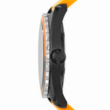 Buy Shop Emporio Armani Sportivo Quartz Black Dial Orange Rubber Strap Watch For Men - AR6046 USA Online