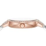 Buy Shop Emporio Armani Cleo Mother of Pearl Dial Two Tone Steel Strap Watch For Women - AR11499 USA Online