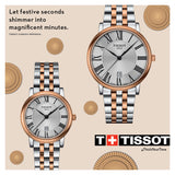 Buy Shop Tissot Carson Premium White Dial Two Tone Steel Strap Watch For Men - T122.410.22.033.00 USA Online