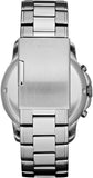 Buy Shop Fossil Grant Chronograph Black Dial Silver Steel Strap Watch for Men - FS4736 USA Online
