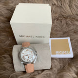 Buy Shop Michael Kors Camille Three-Hand Crystals White Dial Pink Leather Strap Watch for Women - MK2963 USA Online