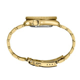 Buy Shop Seiko 5 Sports Automatic Black Dial Gold Steel Strap Watch For Men - SRPK18 USA Online