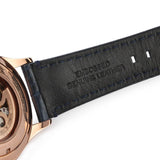 Buy Shop Emporio Armani Meccanico Automatic White Dial Blue Leather Strap Watch For Men - AR1947 USA Online