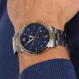 Buy Shop Fossil Neutra Chronograph Blue Dial Two Tone Steel Strap Watch for Men - FS5706 USA Online