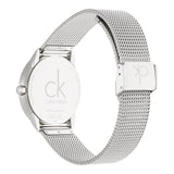 Buy Shop Calvin Klein Minimal SIlver Dial Silver Mesh Bracelet Watch for Women - K3M221Y6 USA Online
