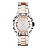 Buy Shop Marc Jacobs Tether Transparent White Dial Two Tone Steel Strap Watch for Women - MBM3436 USA Online