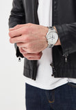 Buy Shop Fossil Neutra Chronograph White Dial Silver Steel Strap Watch for Men - FS5433 USA Online