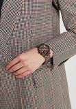 Buy Shop Fossil Perfect Boyfriend Multifunction Maroon Dial Maroon Steel Strap Watch for Women - ES4110 USA Online