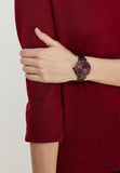 Buy Shop Fossil Jacqueline Brown Dial Brown Steel Strap Watch for Women - ES4100 USA Online
