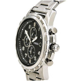 Buy Shop Fossil Dean Chronograph Black Dial Silver Steel Strap Watch for Men - FS4542 USA Online