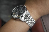 Buy Shop Fossil Townsman Multifunction Black Dial Silver Steel Strap Watch for Men - ME1135 USA Online