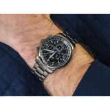 Buy Shop Fossil Goodwin Chrono Analog Black Dial Grey Steel Strap Watch for Men - FS5518 USA Online
