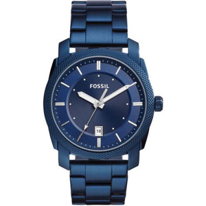 Buy Shop Fossil Machine Blue Dial Blue Steel Strap Watch for Men - FS5231 USA Online