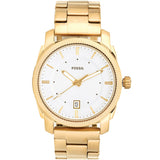 Buy Shop Fossil Machine Gold Dial Gold Steel Strap Watch for Men - FS5264 USA Online