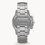 Buy Shop Fossil Dean Chronograph Black Dial Silver Steel Strap Watch for Men - FS4542 USA Online